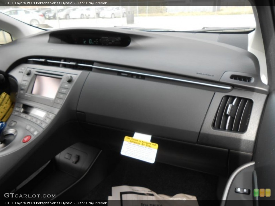 Dark Gray Interior Dashboard for the 2013 Toyota Prius Persona Series Hybrid #77802296