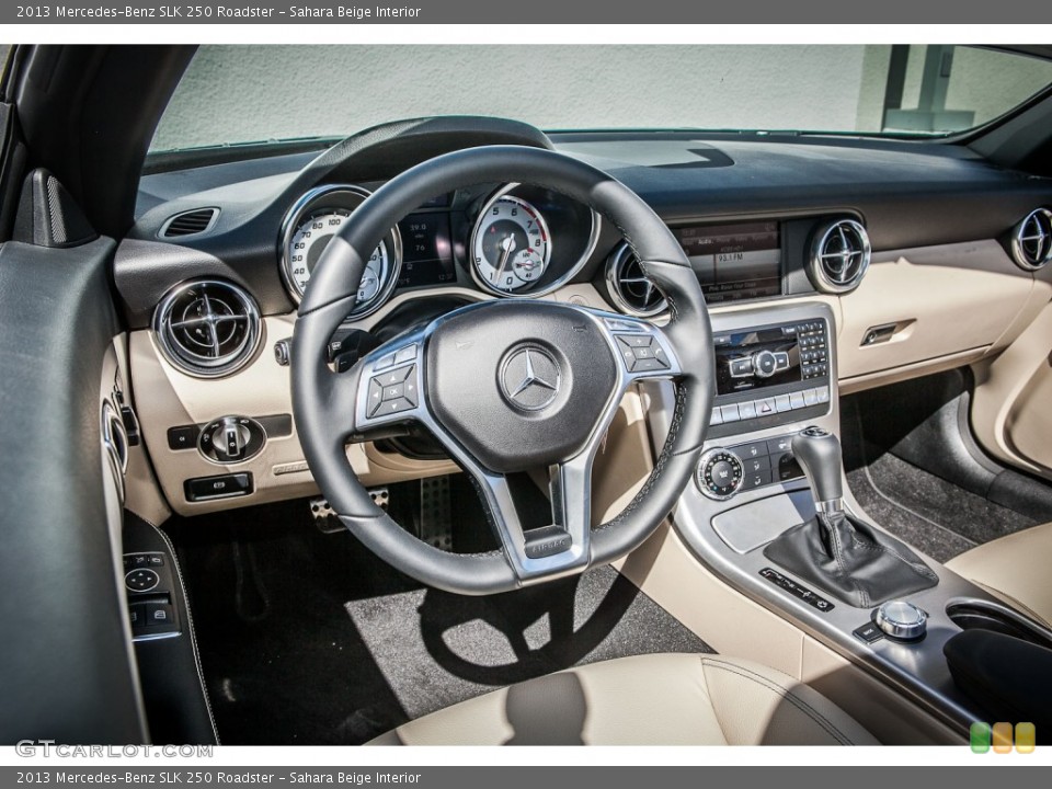 Sahara Beige Interior Dashboard for the 2013 Mercedes-Benz SLK 250 Roadster #77802392