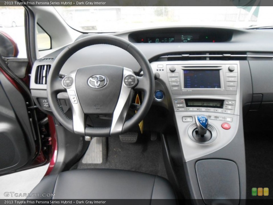 Dark Gray Interior Dashboard for the 2013 Toyota Prius Persona Series Hybrid #77802425