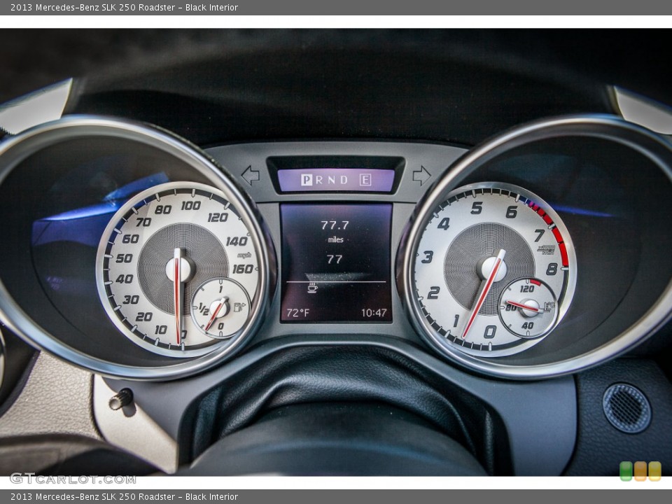 Black Interior Gauges for the 2013 Mercedes-Benz SLK 250 Roadster #77802851