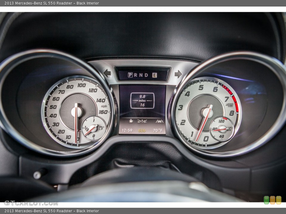 Black Interior Gauges for the 2013 Mercedes-Benz SL 550 Roadster #77803276