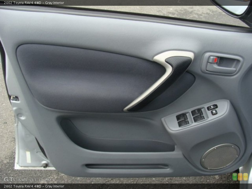 Gray Interior Door Panel for the 2002 Toyota RAV4 4WD #77803659