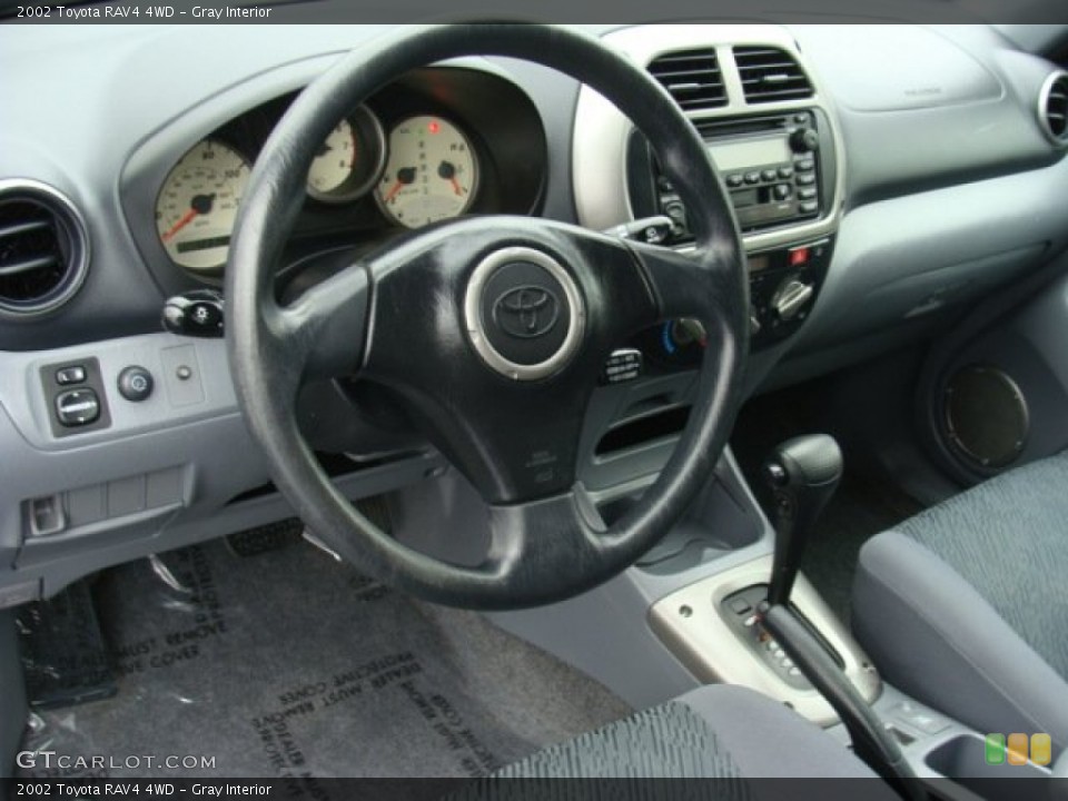 Gray 2002 Toyota RAV4 Interiors