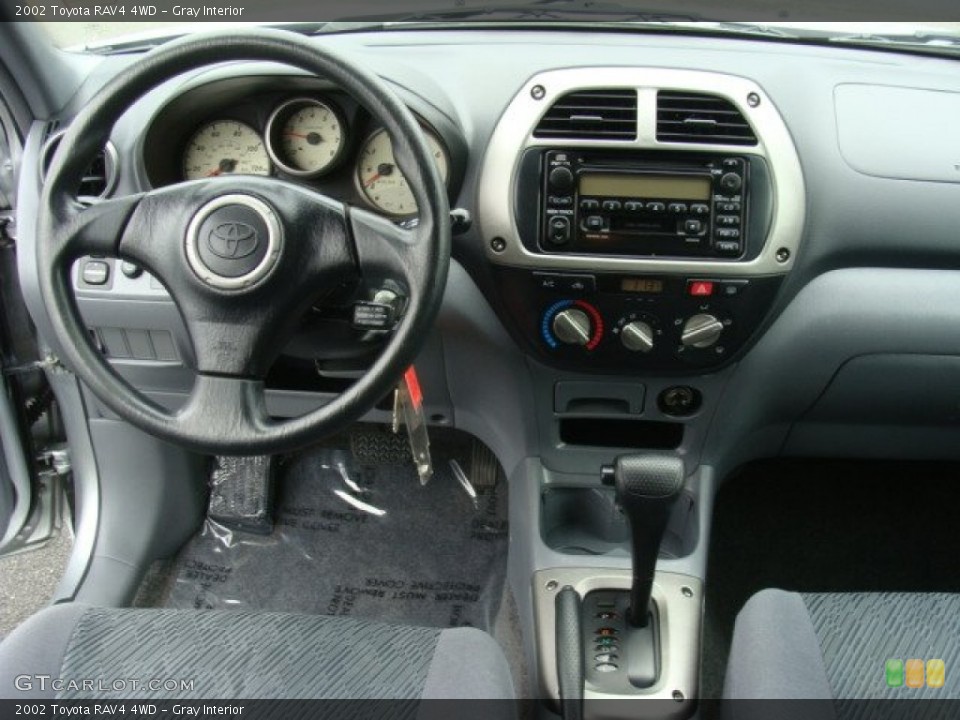 Gray Interior Dashboard for the 2002 Toyota RAV4 4WD #77803706