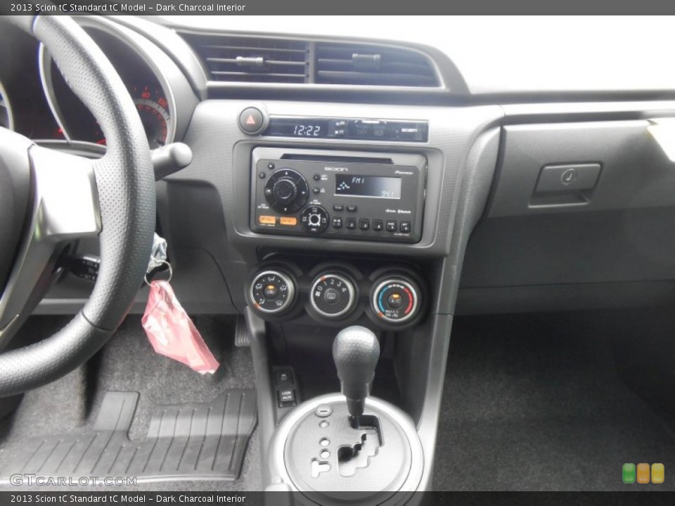 Dark Charcoal Interior Controls for the 2013 Scion tC  #77804059