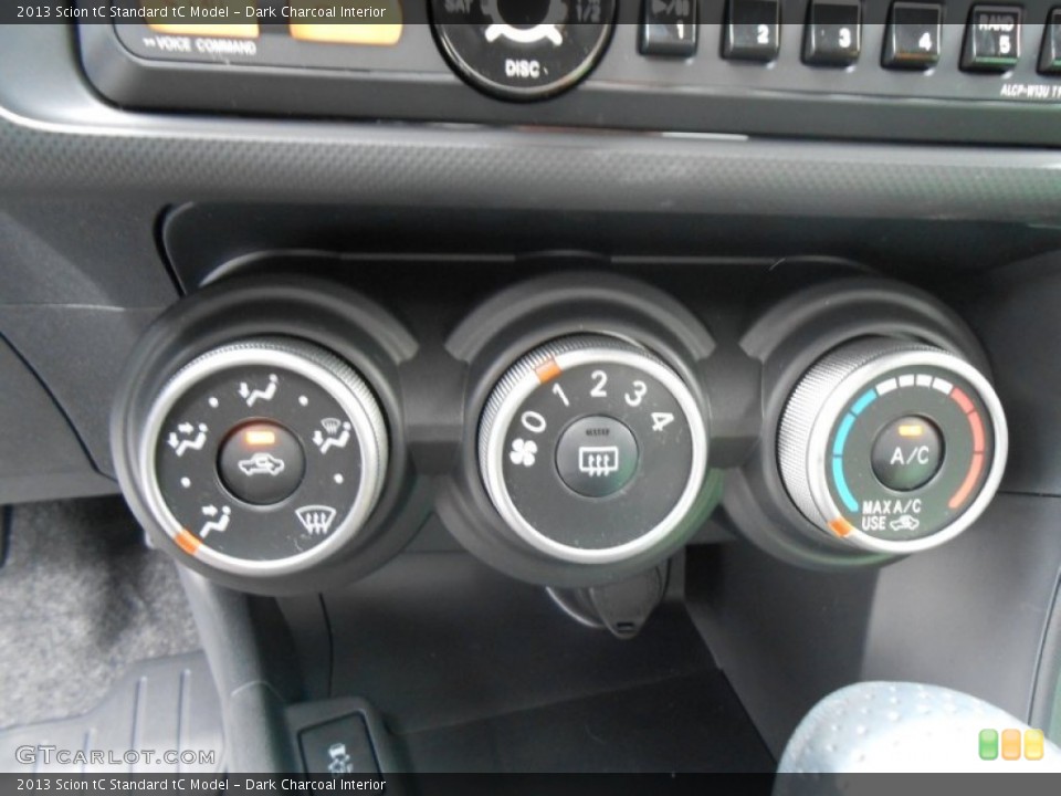 Dark Charcoal Interior Controls for the 2013 Scion tC  #77804098