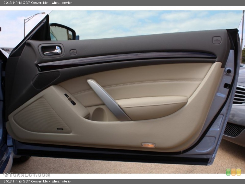 Wheat Interior Door Panel for the 2013 Infiniti G 37 Convertible #77804666