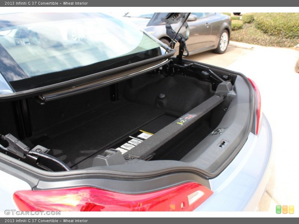 Wheat Interior Trunk for the 2013 Infiniti G 37 Convertible #77804739