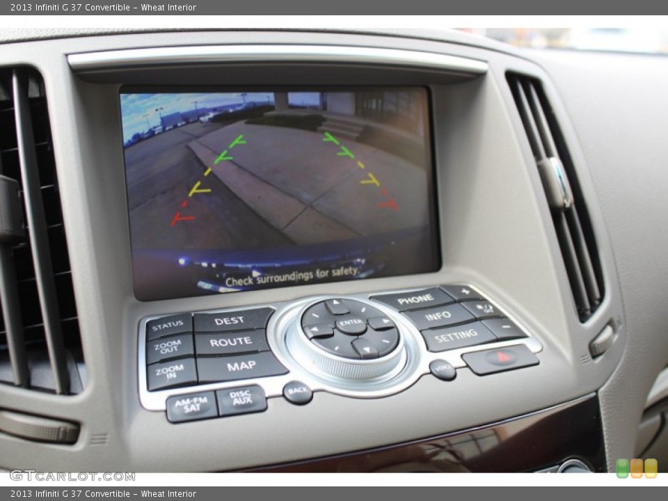 Wheat Interior Controls for the 2013 Infiniti G 37 Convertible #77804781