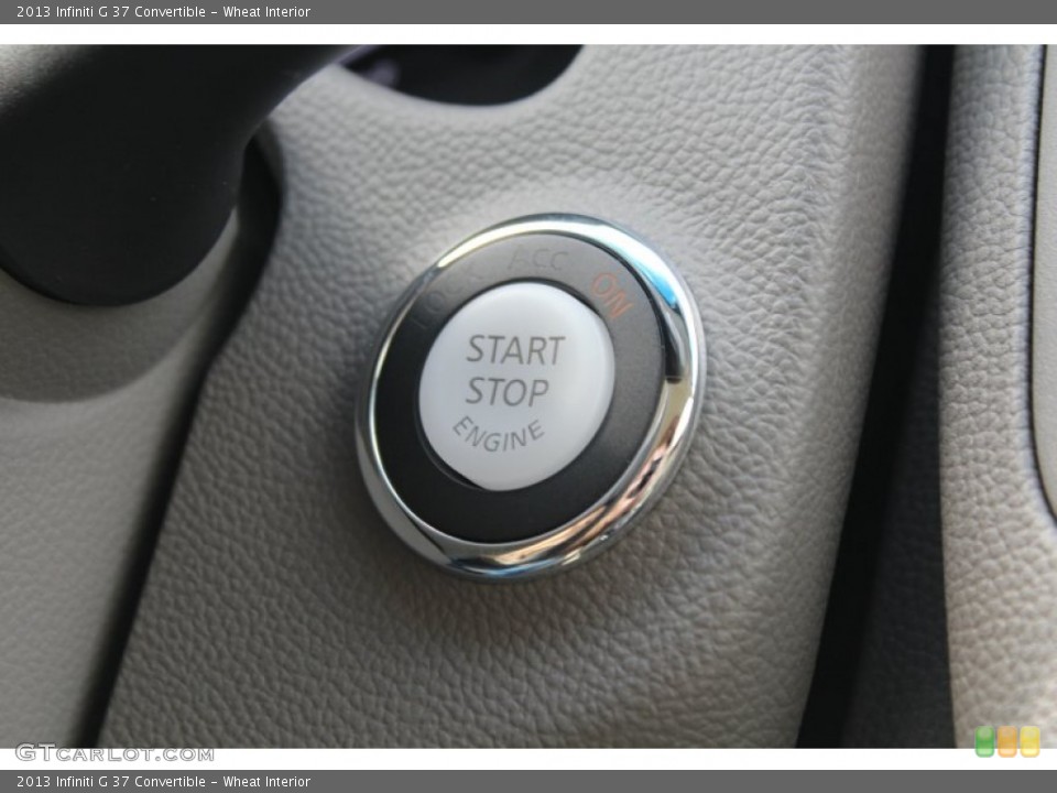 Wheat Interior Controls for the 2013 Infiniti G 37 Convertible #77804828