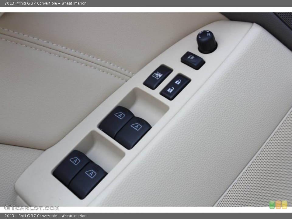 Wheat Interior Controls for the 2013 Infiniti G 37 Convertible #77804850