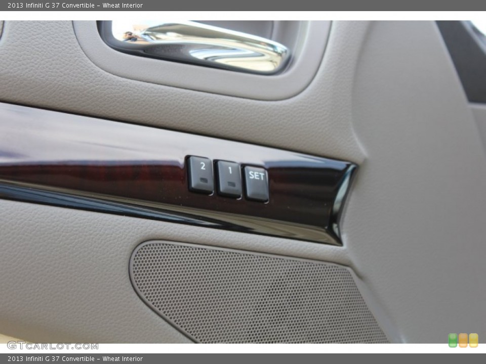 Wheat Interior Controls for the 2013 Infiniti G 37 Convertible #77804872