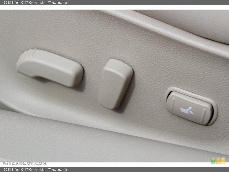 Wheat Interior Controls for the 2013 Infiniti G 37 Convertible #77804905