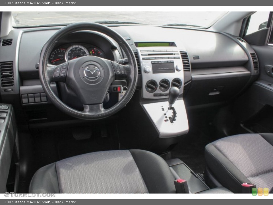 Black 2007 Mazda MAZDA5 Interiors