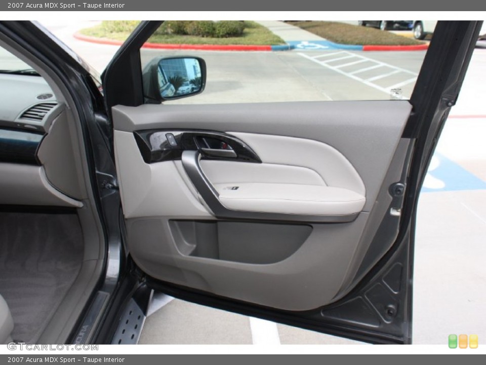 Taupe Interior Door Panel for the 2007 Acura MDX Sport #77805575