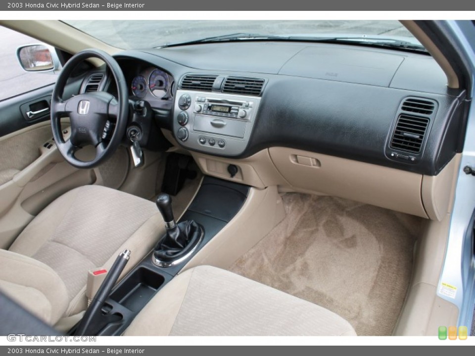 Beige Interior Photo for the 2003 Honda Civic Hybrid Sedan #77805635