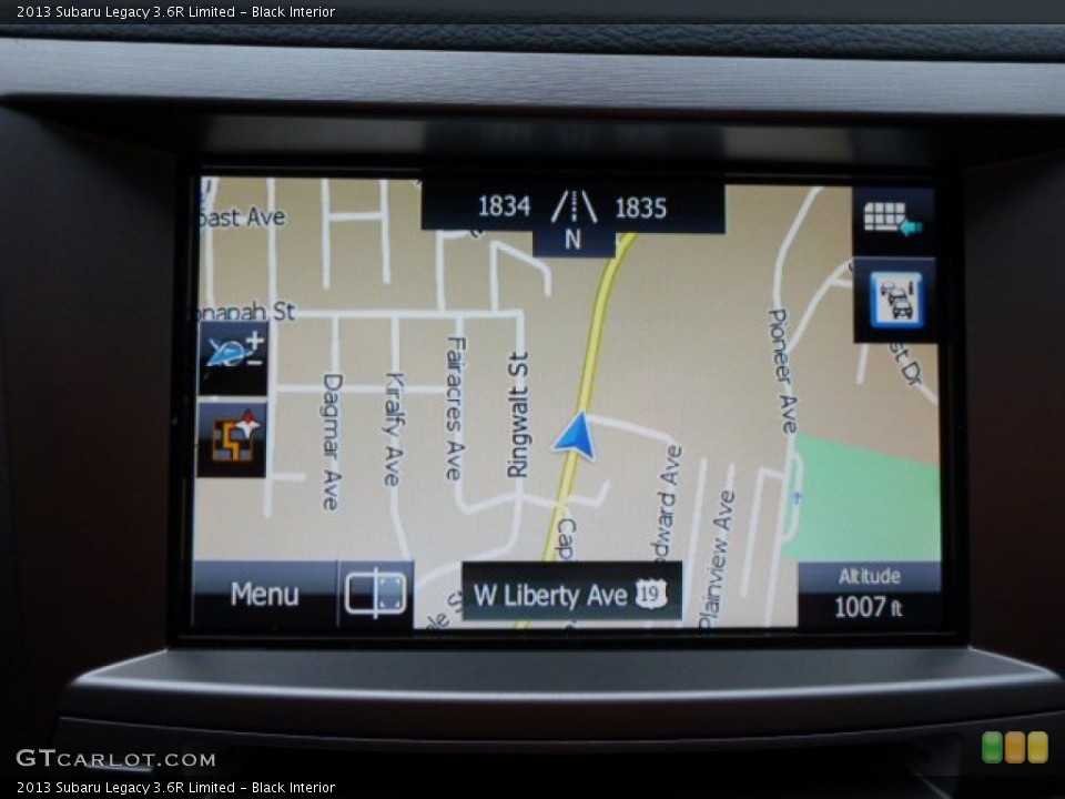 Black Interior Navigation for the 2013 Subaru Legacy 3.6R Limited #77805650