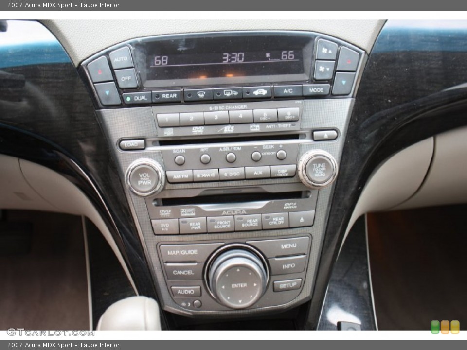 Taupe Interior Controls for the 2007 Acura MDX Sport #77805714