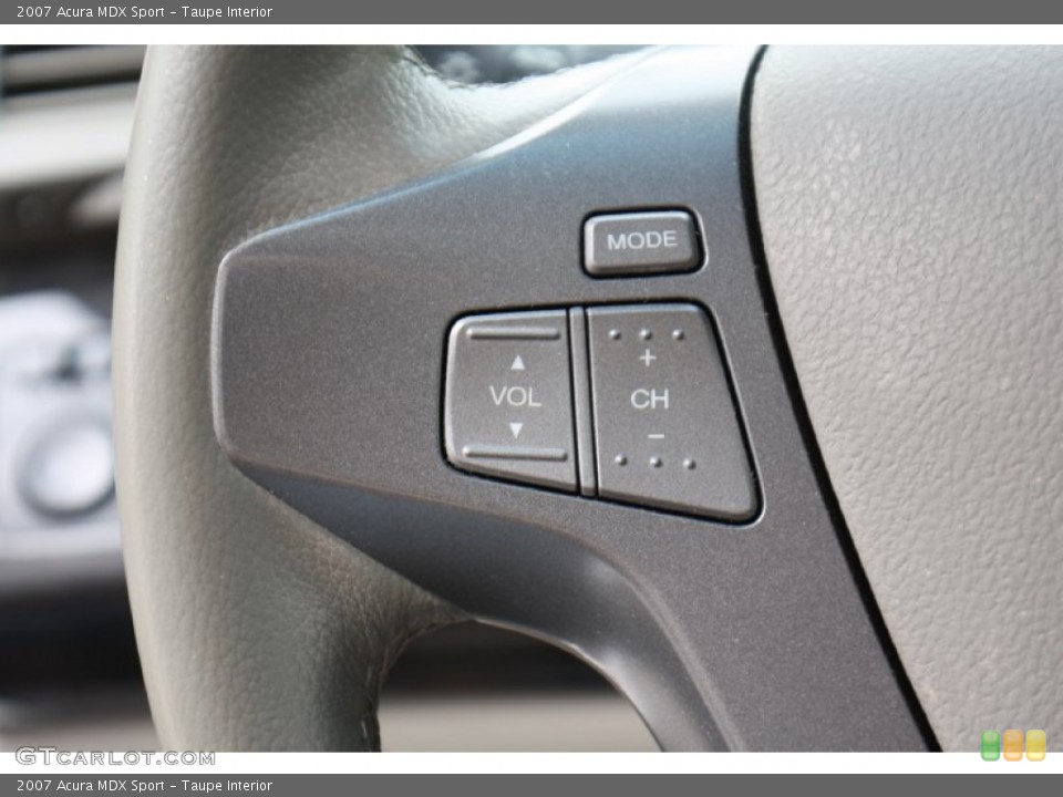 Taupe Interior Controls for the 2007 Acura MDX Sport #77805806