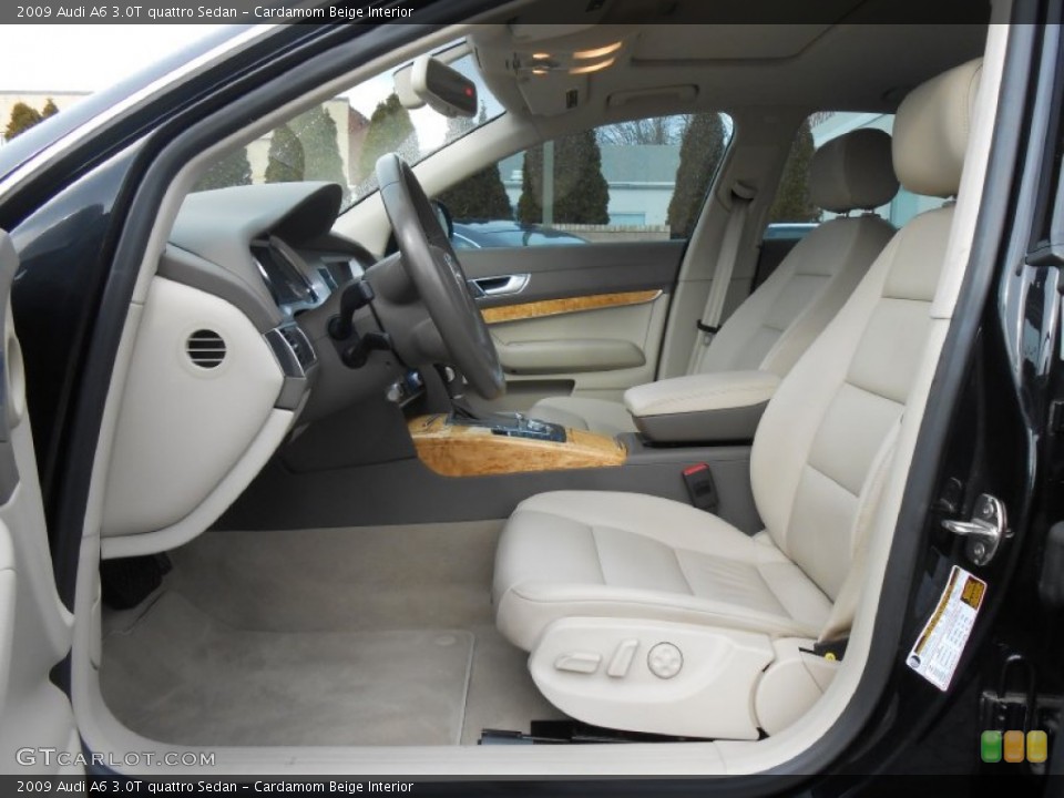 Cardamom Beige Interior Front Seat for the 2009 Audi A6 3.0T quattro Sedan #77806442