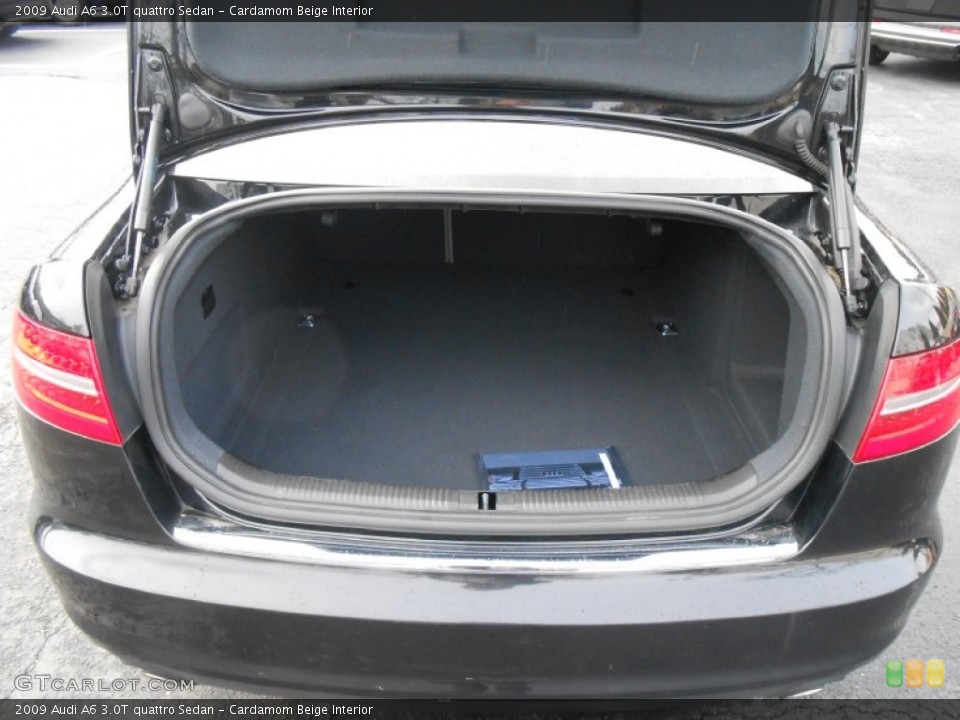 Cardamom Beige Interior Trunk for the 2009 Audi A6 3.0T quattro Sedan #77806562