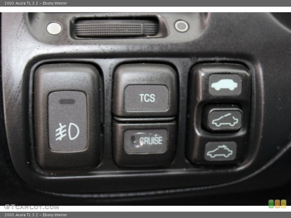 Ebony Interior Controls for the 2003 Acura TL 3.2 #77806640
