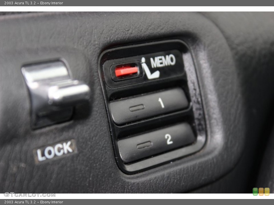 Ebony Interior Controls for the 2003 Acura TL 3.2 #77806745