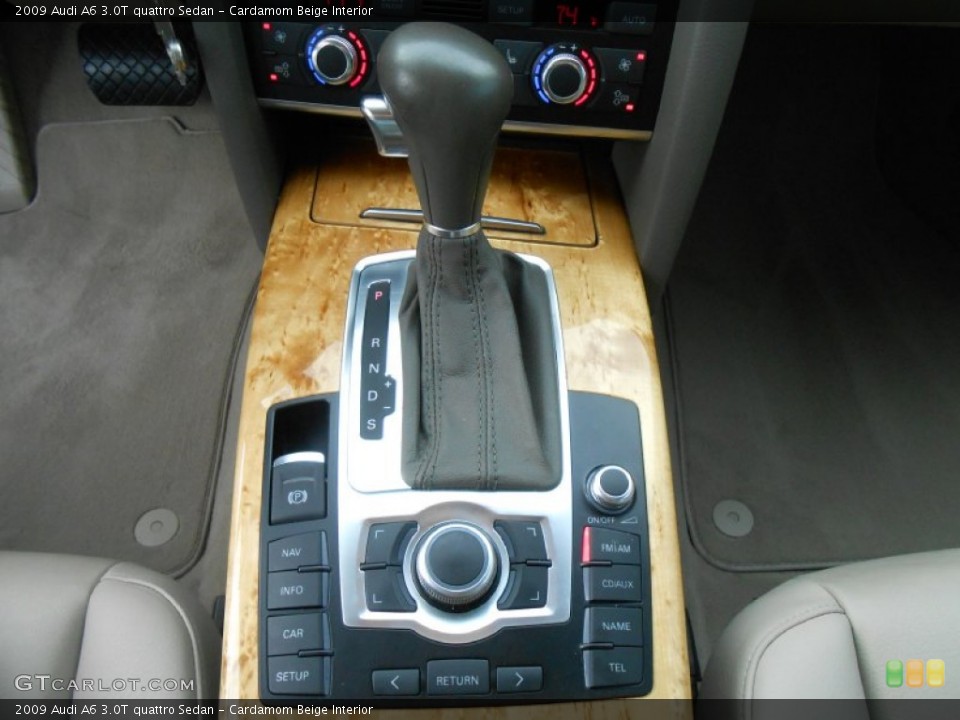 Cardamom Beige Interior Transmission for the 2009 Audi A6 3.0T quattro Sedan #77806751