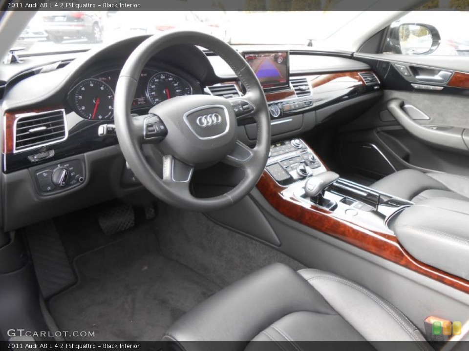 Black Interior Prime Interior for the 2011 Audi A8 L 4.2 FSI quattro #77807015