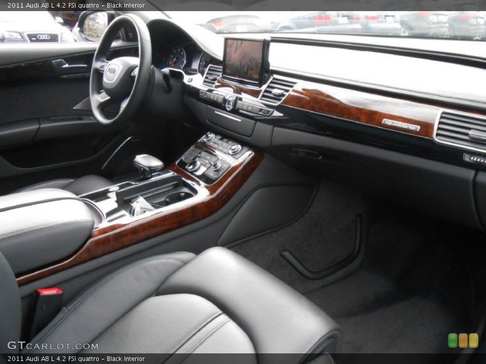 Black Interior Dashboard for the 2011 Audi A8 L 4.2 FSI quattro #77807076