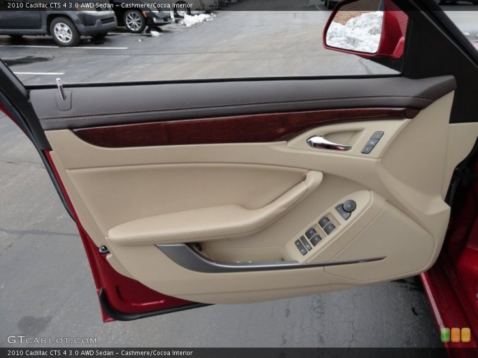 Cashmere/Cocoa Interior Door Panel for the 2010 Cadillac CTS 4 3.0 AWD Sedan #77807783