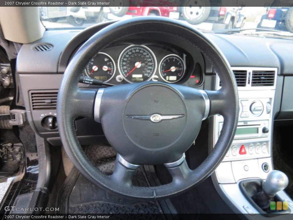 Dark Slate Gray Interior Steering Wheel for the 2007 Chrysler Crossfire Roadster #77808998