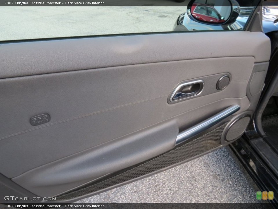 Dark Slate Gray Interior Door Panel for the 2007 Chrysler Crossfire Roadster #77809010