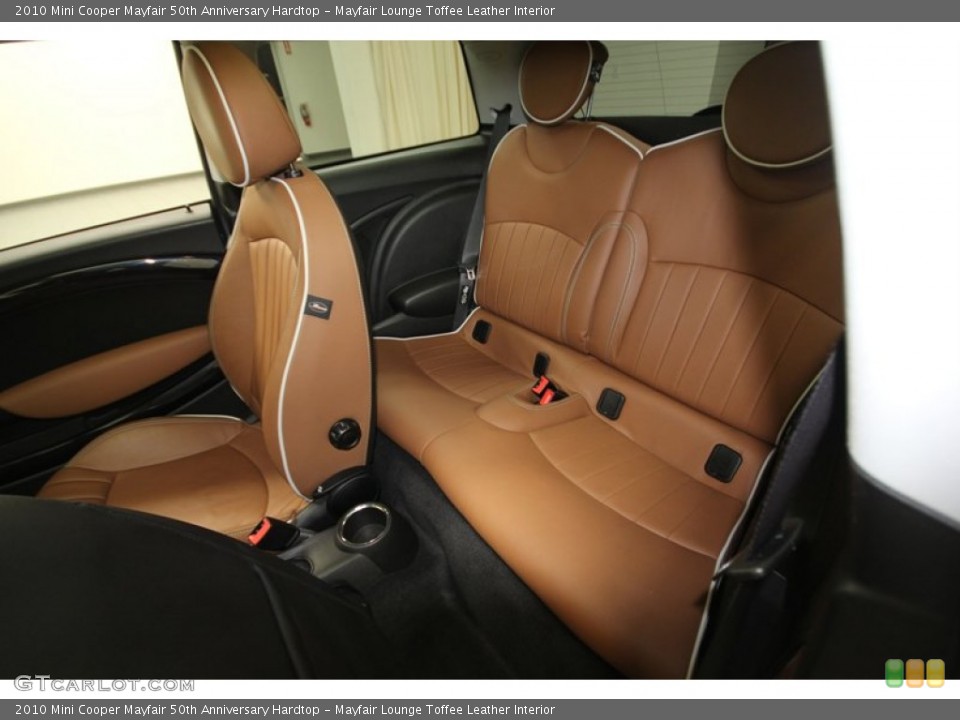 Mayfair Lounge Toffee Leather Interior Rear Seat for the 2010 Mini Cooper Mayfair 50th Anniversary Hardtop #77809811