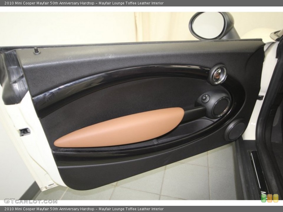 Mayfair Lounge Toffee Leather Interior Door Panel for the 2010 Mini Cooper Mayfair 50th Anniversary Hardtop #77809826
