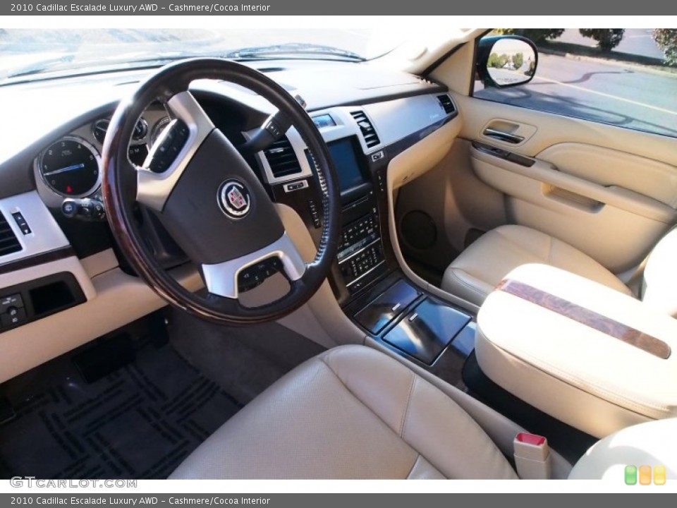 Cashmere/Cocoa Interior Prime Interior for the 2010 Cadillac Escalade Luxury AWD #77809872
