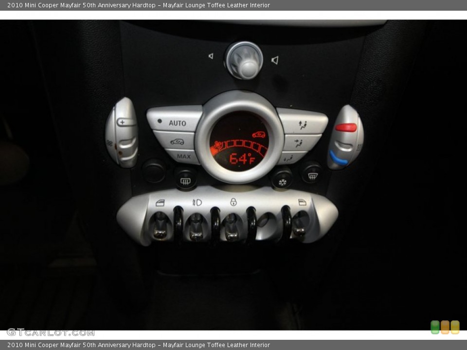 Mayfair Lounge Toffee Leather Interior Controls for the 2010 Mini Cooper Mayfair 50th Anniversary Hardtop #77809880