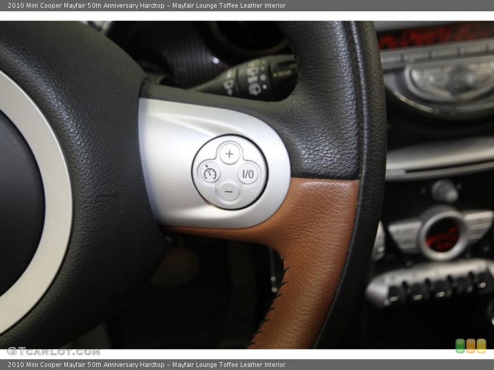 Mayfair Lounge Toffee Leather Interior Controls for the 2010 Mini Cooper Mayfair 50th Anniversary Hardtop #77809949