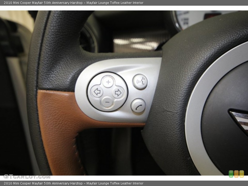 Mayfair Lounge Toffee Leather Interior Controls for the 2010 Mini Cooper Mayfair 50th Anniversary Hardtop #77809955