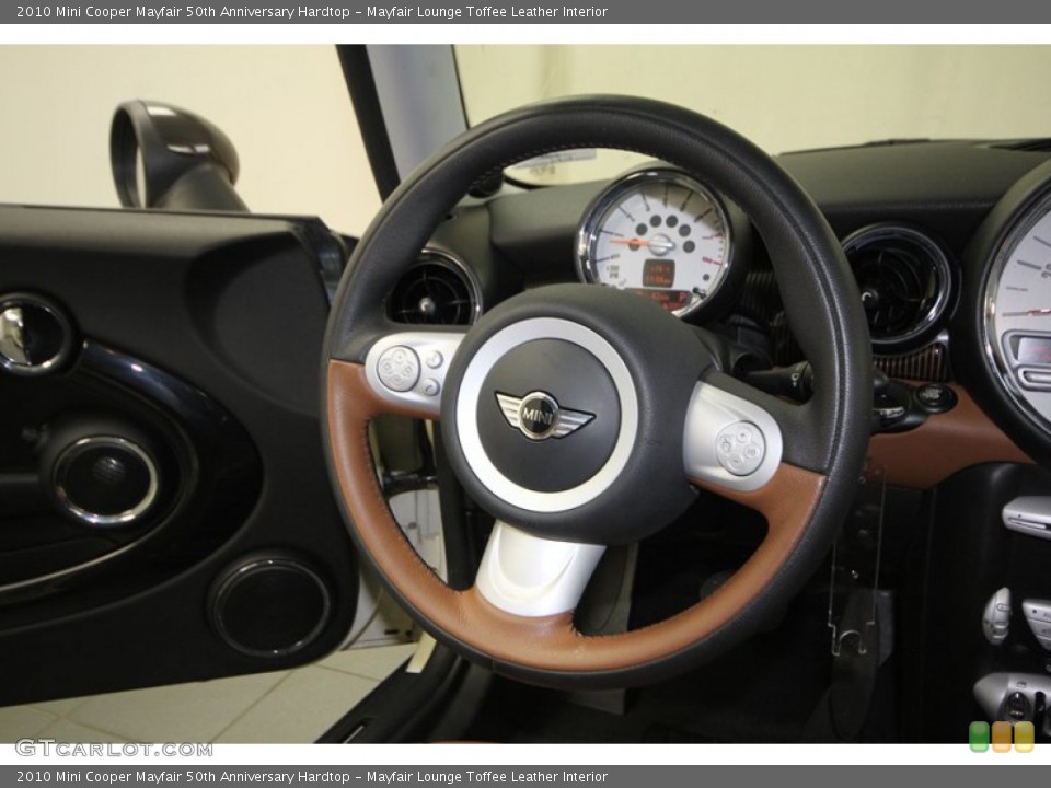Mayfair Lounge Toffee Leather Interior Steering Wheel for the 2010 Mini Cooper Mayfair 50th Anniversary Hardtop #77809968