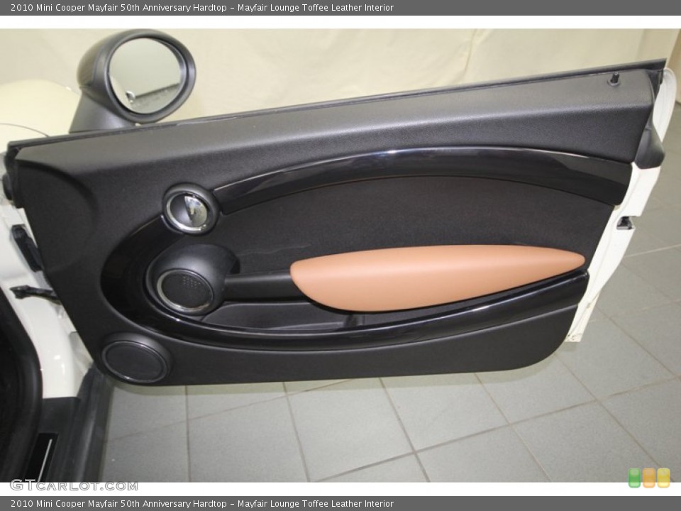 Mayfair Lounge Toffee Leather Interior Door Panel for the 2010 Mini Cooper Mayfair 50th Anniversary Hardtop #77810044