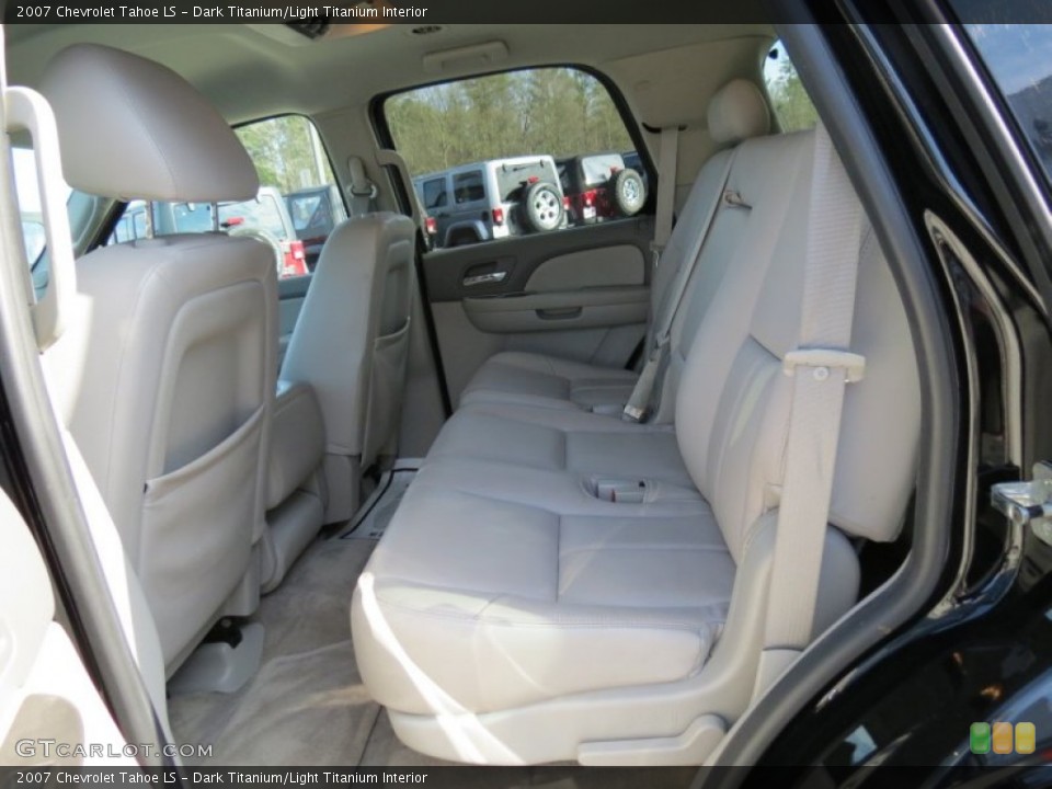 Dark Titanium/Light Titanium Interior Rear Seat for the 2007 Chevrolet Tahoe LS #77810522