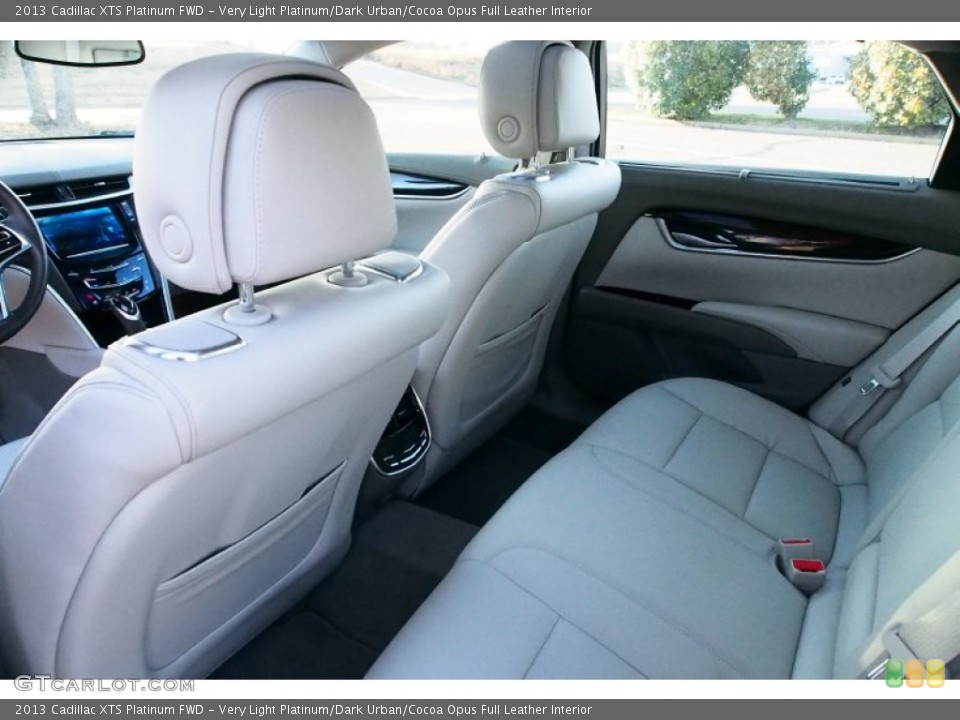 Very Light Platinum/Dark Urban/Cocoa Opus Full Leather Interior Photo for the 2013 Cadillac XTS Platinum FWD #77810750