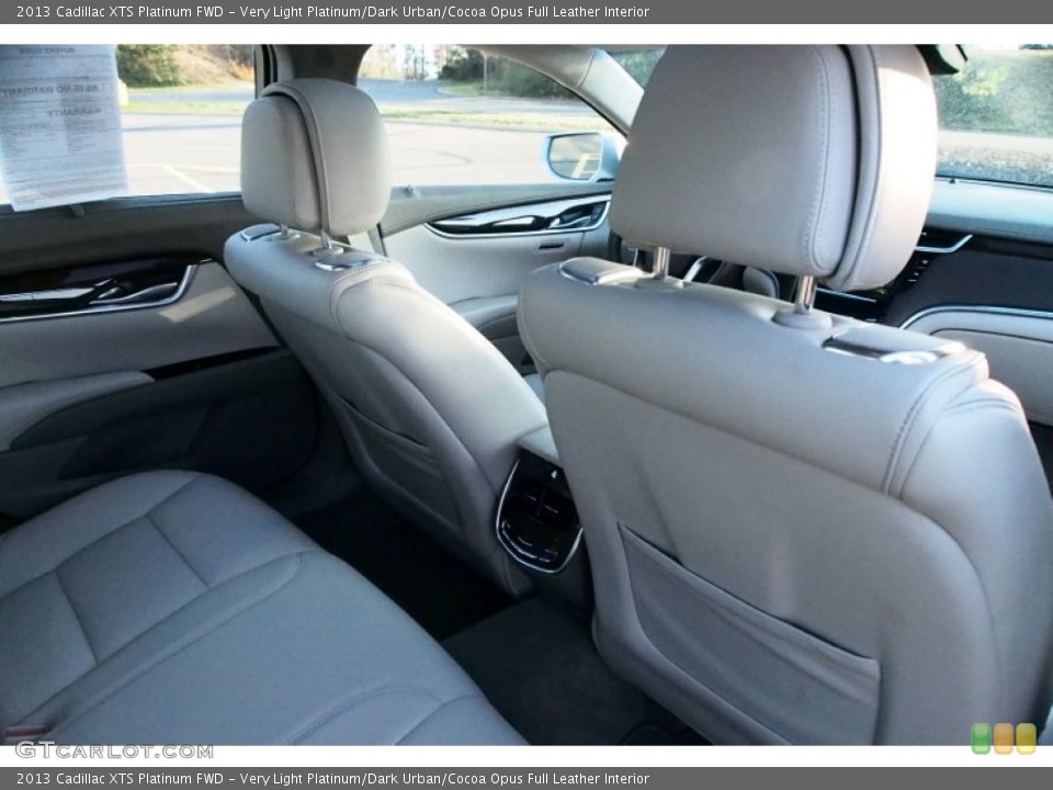 Very Light Platinum/Dark Urban/Cocoa Opus Full Leather Interior Photo for the 2013 Cadillac XTS Platinum FWD #77810828