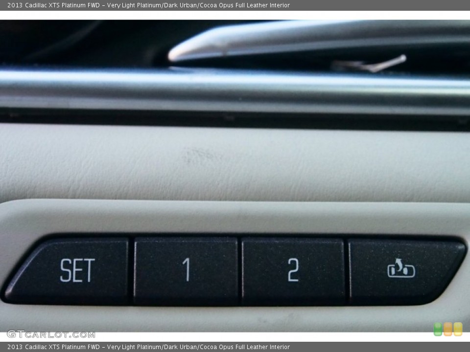 Very Light Platinum/Dark Urban/Cocoa Opus Full Leather Interior Controls for the 2013 Cadillac XTS Platinum FWD #77810936