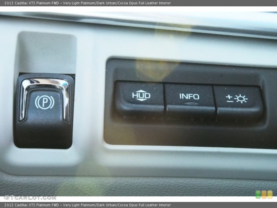 Very Light Platinum/Dark Urban/Cocoa Opus Full Leather Interior Controls for the 2013 Cadillac XTS Platinum FWD #77810955