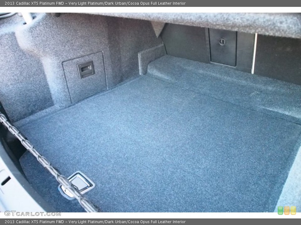 Very Light Platinum/Dark Urban/Cocoa Opus Full Leather Interior Trunk for the 2013 Cadillac XTS Platinum FWD #77811137