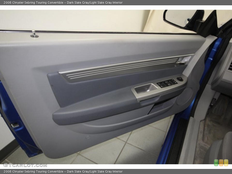 Dark Slate Gray/Light Slate Gray Interior Door Panel for the 2008 Chrysler Sebring Touring Convertible #77811164