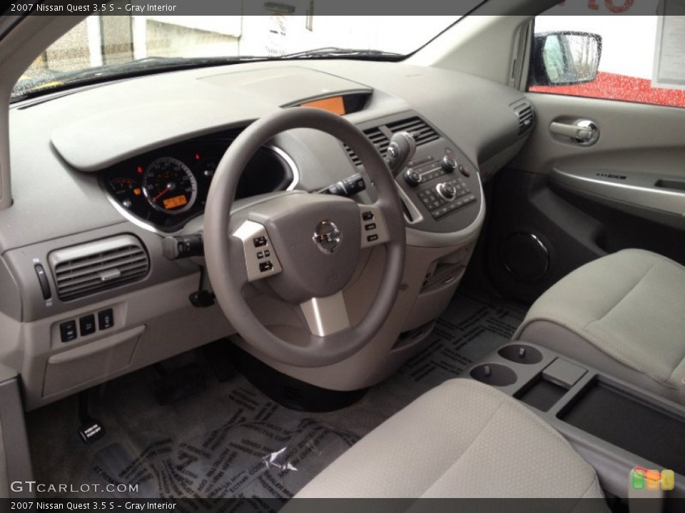 Gray Interior Prime Interior for the 2007 Nissan Quest 3.5 S #77811229
