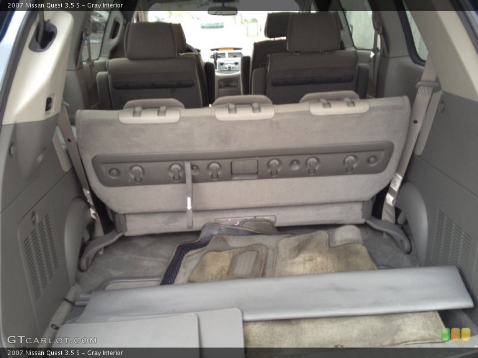 Gray Interior Trunk for the 2007 Nissan Quest 3.5 S #77811326
